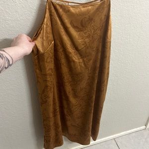 Stars above, light material medium length dress!